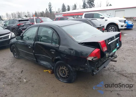 2001 Honda Civic Dx from USA, damaged, VIN JHMES16221S006272